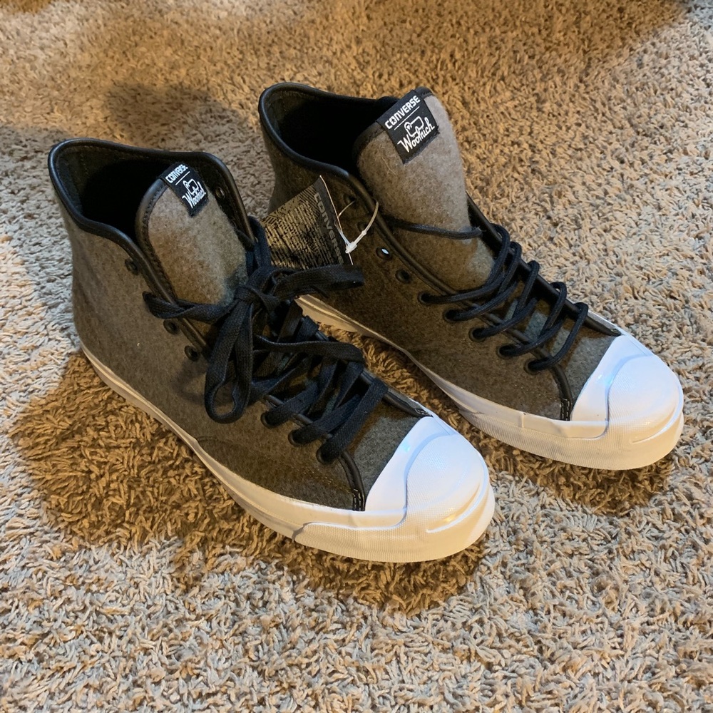Converse Jack Purcell Hi Tops [Wool] RARE - Picture 5 of 6